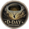 Boite métal, mégots, Parachutiste