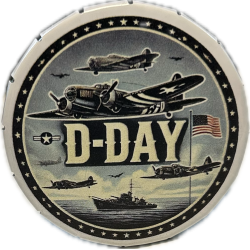 D-Day metal box, Landing Beaches