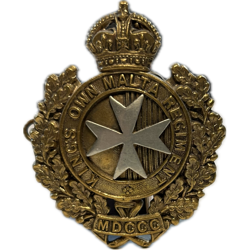 Cap Badge, The King's Own Malta Regiment Cap Badge, The King's Own Malta Regiment