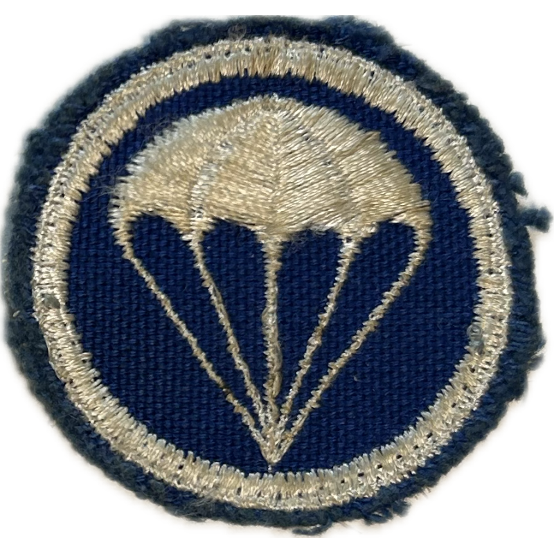 Insigne de calot parachutiste, twill, bleu