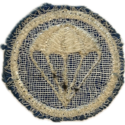 Insigne de calot parachutiste, twill, bleu