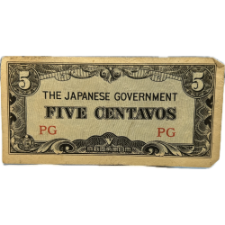 Billet, 5 centavos, Philippines