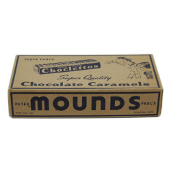 Boîte de barres chocolatées, MOUNDS, vide
