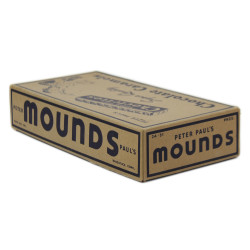 Boîte de barres chocolatées, MOUNDS, vide
