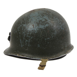Helmet, M1, Fixed Loops, SEAMAN PAPER CO. Liner, US Marine Corps