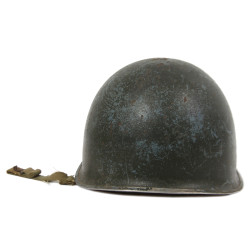 Helmet, M1, Fixed Loops, SEAMAN PAPER CO. Liner, US Marine Corps