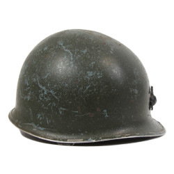 Helmet, M1, Fixed Loops, SEAMAN PAPER CO. Liner, US Marine Corps