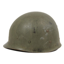 Helmet, M1, Fixed Loops, SEAMAN PAPER CO. Liner, US Marine Corps