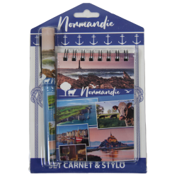 Set, Notepad & pen, Normandy