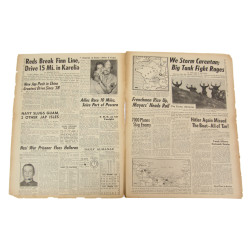 Newspaper, Daily News, June 12, 1944, 'Hand-To-Hand Fight Rages For Carentan'