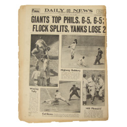 Newspaper, Daily News, June 12, 1944, 'Hand-To-Hand Fight Rages For Carentan'