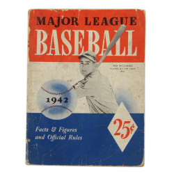 Brochure, Major League Baseball, Facts & Figures and Official Rules, 1942
