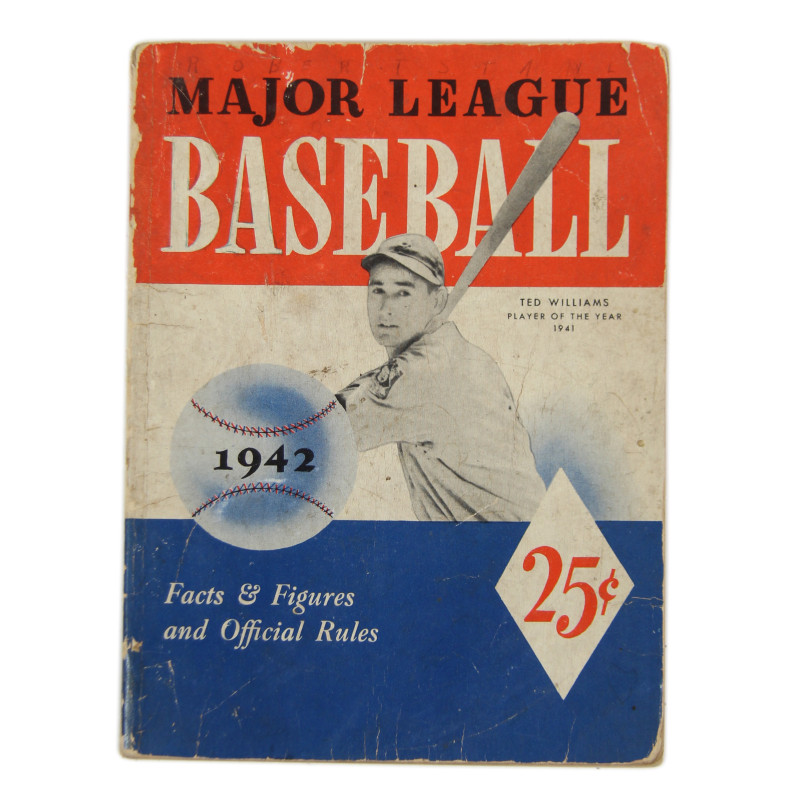 Brochure, Major League Baseball, Facts & Figures and Official Rules, 1942
