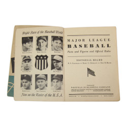 Brochure, Major League Baseball, Facts & Figures and Official Rules, 1942