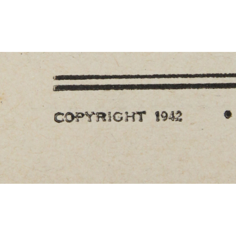 Brochure, Major League Baseball, Facts & Figures and Official Rules, 1942