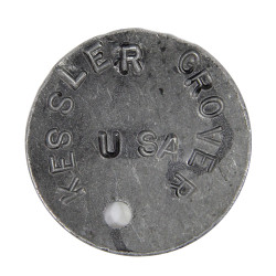 Photographies et plaque d'identité, Dog Tag, Pfc. Grover Kessler, Co. L, 315th Inf. Regt., 79th Infantry Division, AEF