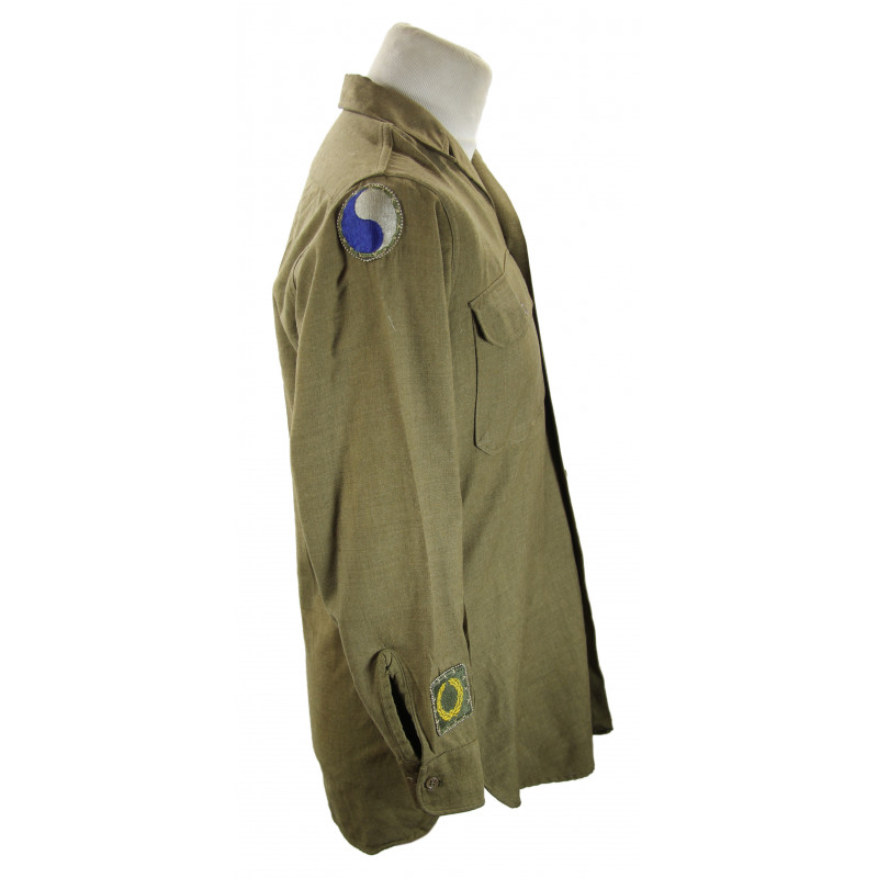 Chemise moutarde, Special, 29th Infantry Division, 14 ½ x 33