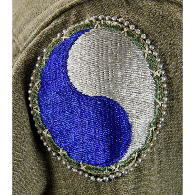 Chemise moutarde, Special, 29th Infantry Division, 14 ½ x 33
