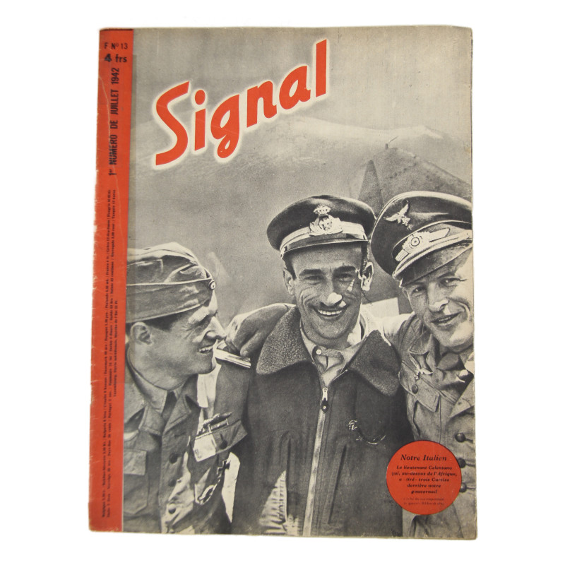 Magazine, Signal, N°1, July 1942, French Edition Magazine, Signal, N°1, July 1942, French Edition