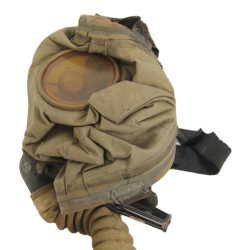 Masque à gaz, US Army, dans sa housse, Cpl. Walter Baker, Co. A, 307th Military Police, 82nd Infantry Division, AEF