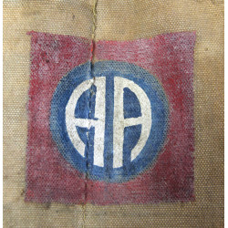 Masque à gaz, US Army, dans sa housse, Cpl. Walter Baker, Co. A, 307th Military Police, 82nd Infantry Division, AEF