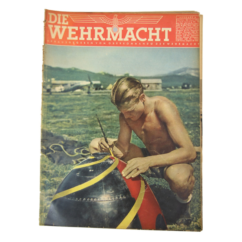 Magazine, DIE WEHRMACHT, June 24, 1942 Magazine, DIE WEHRMACHT, June 24, 1942