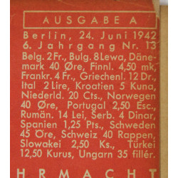 Magazine, DIE WEHRMACHT, June 24, 1942
