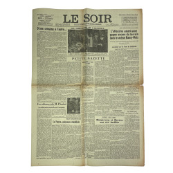 Journal belge, Le Soir, 14 & 15 novembre 1944
