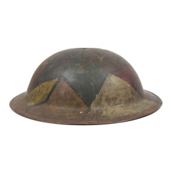 Casque M-1917, 2nd Lt. George Ethridge, Co. A, 326th Inf. Regt., 82nd Infantry Division, AEF, camouflé