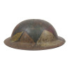 Casque M-1917, 2nd Lt. George Ethridge, Co. A, 326th Inf. Regt., 82nd Infantry Division, AEF, camouflé Casque M-1917, 2nd Lt. George Ethridge, Co. A, 326th Inf. Regt., 82nd Infantry Division, AEF, camouflé