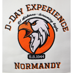 Hoodie, ecru/brown, D-Day Experience