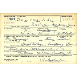 Bag, Barrack, Pfc. Charles Jordan, 529th Bomb. Squadron, 5th Air Force, PTO
