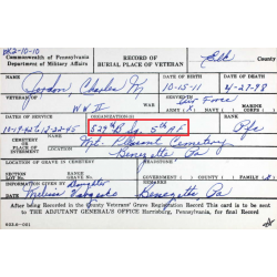 Sac paquetage (Barrack Bag), Pfc. Charles Jordan, 529th Bomb. Squadron, 5th Air Force, PTO