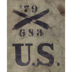 Triangle de sac à dos M-1910, 79th Field Artillery Regt., 7th Infantry Division
