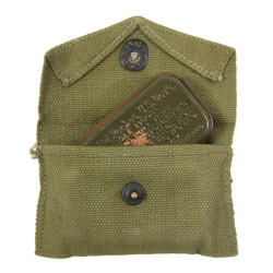 Pouch, First-Aid Packet, M-1942, BOYT -43-, with First-Aid Packet, Carlisle