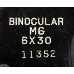 Binoculars, 6x30, M6, Universal Camera Corp., 1942, with Case, Carrying, M17