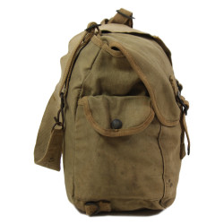 Musette M-1936, J. & A.H. LTD. 1944, British-Made, T/5 Charles Jodrey, 1099th Engineer Utilities Detachment, ETO