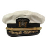 Casquette officier supérieur, US Navy, blanche, taille 58