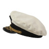 Casquette officier supérieur, US Navy, blanche, taille 58