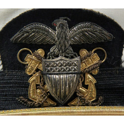 Casquette officier supérieur, US Navy, blanche, taille 58