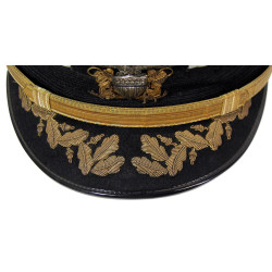 Casquette officier supérieur, US Navy, blanche, taille 58