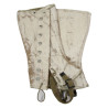 Guêtres en toile, US Army, 3R, camouflage blanc