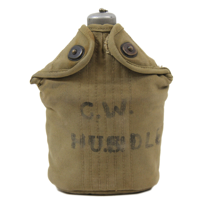 Gourde US Army, complète, 1918-1941-1944, nominative Gourde US Army, complète, 1918-1941-1944, nominative