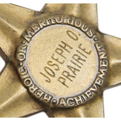 Coffret médaille, Bronze Star, Pvt. Joseph Prairie, Co. F, 119th Inf. Regt., 30th Infantry Division, ETO