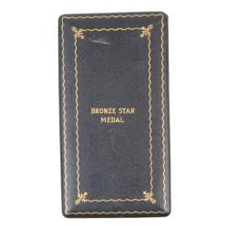 Coffret médaille, Bronze Star, Pvt. Joseph Prairie, Co. F, 119th Inf. Regt., 30th Infantry Division, ETO