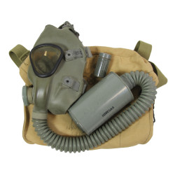 Mask, Gas, Lightweight, OD 3, 1942, Complete