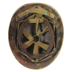 Casque M1, pattes fixes, US Navy, Naval Amphibious Unit, liner Firestone
