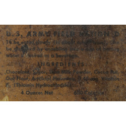 U.S. ARMY FIELD RATION D, HERSHEY CHOCOLATE CORPORATION, Normandie