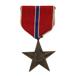 Coffret médaille, Bronze Star, Pvt. Joseph Newsham, 28th Infantry Division, ETO