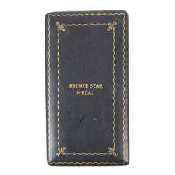 Coffret médaille, Bronze Star, Pvt. Joseph Newsham, 28th Infantry Division, ETO